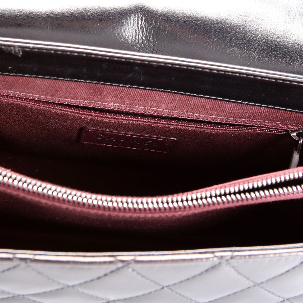 Mad About Quilting Flap Medium Calfskin 23M Black