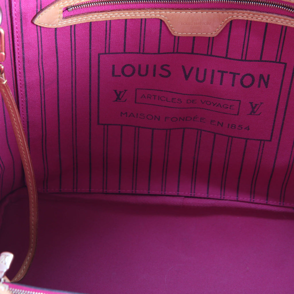 Neverfull With Wallet MM Monogram Pink