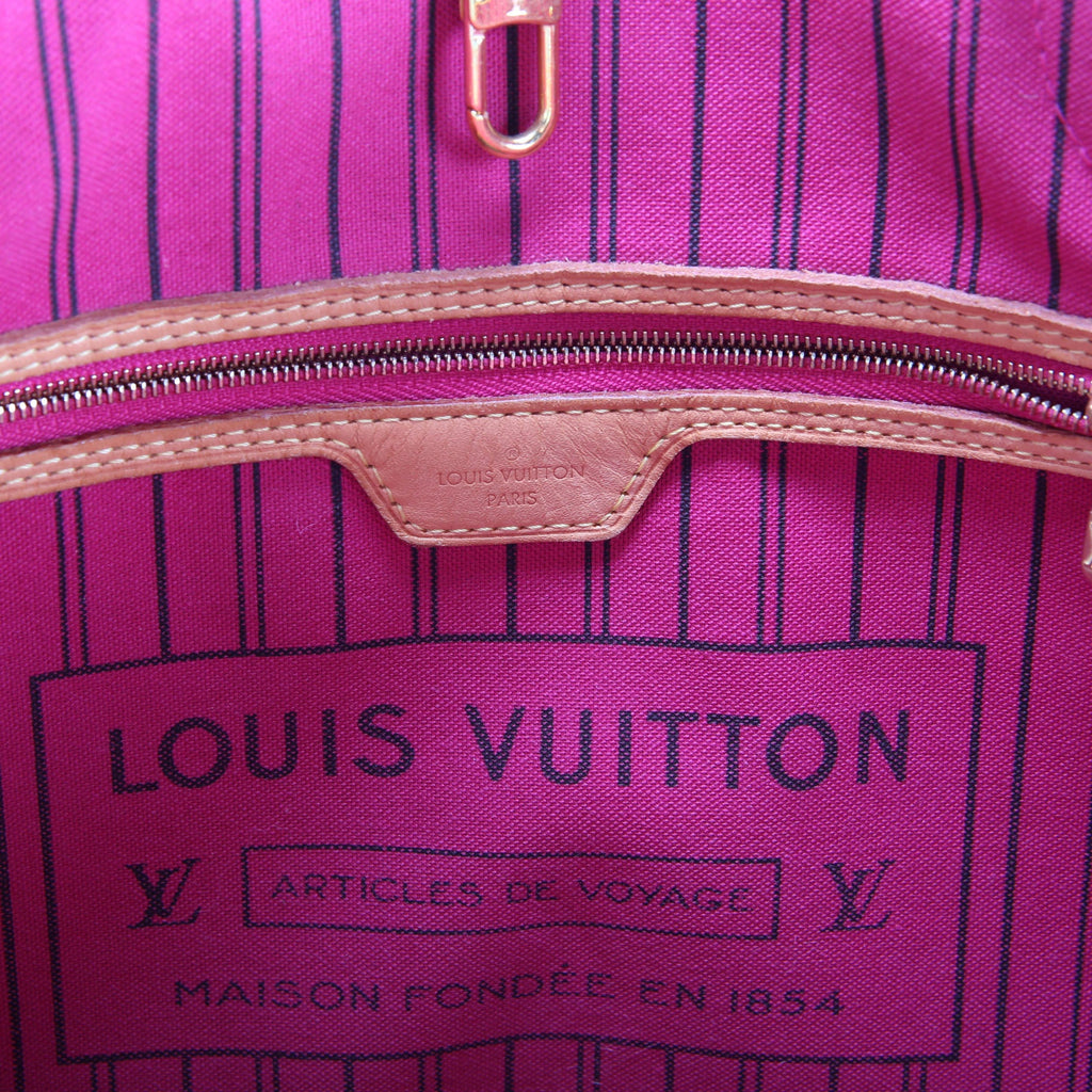 Neverfull With Wallet MM Monogram Pink