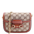 675801 GG Crystal 1955 Mini Shoulder Bag Brown