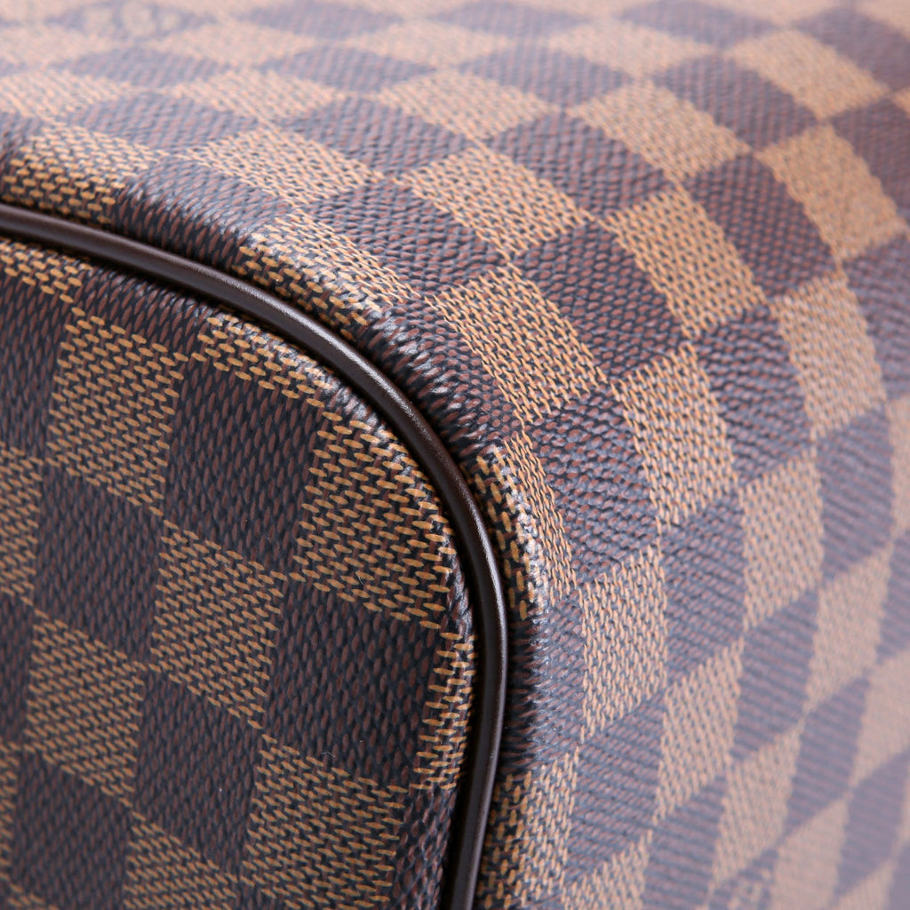 Dopp Kit Toilet Pouch Damier Ebene Brown/Red