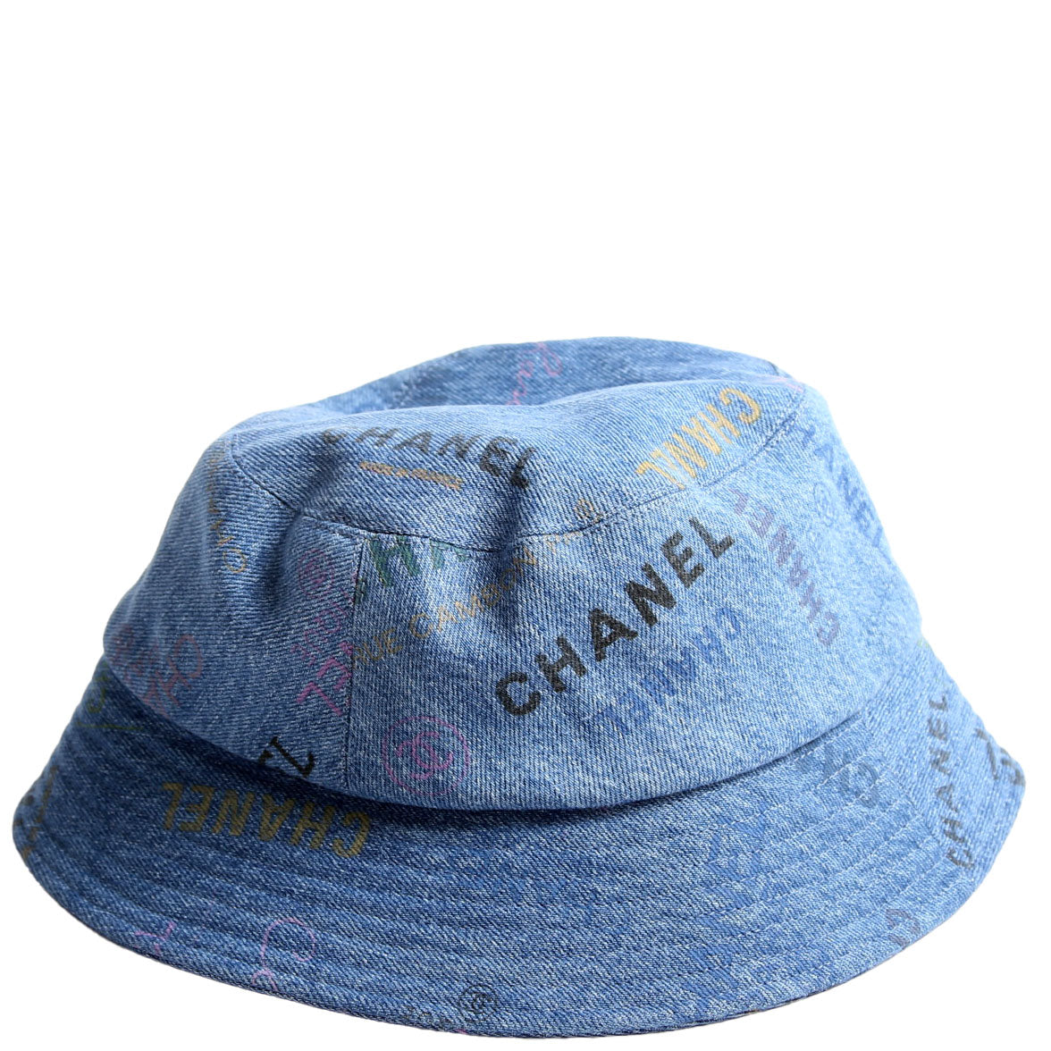 Denim Mood Logo Printed Bucket Hat Size L
