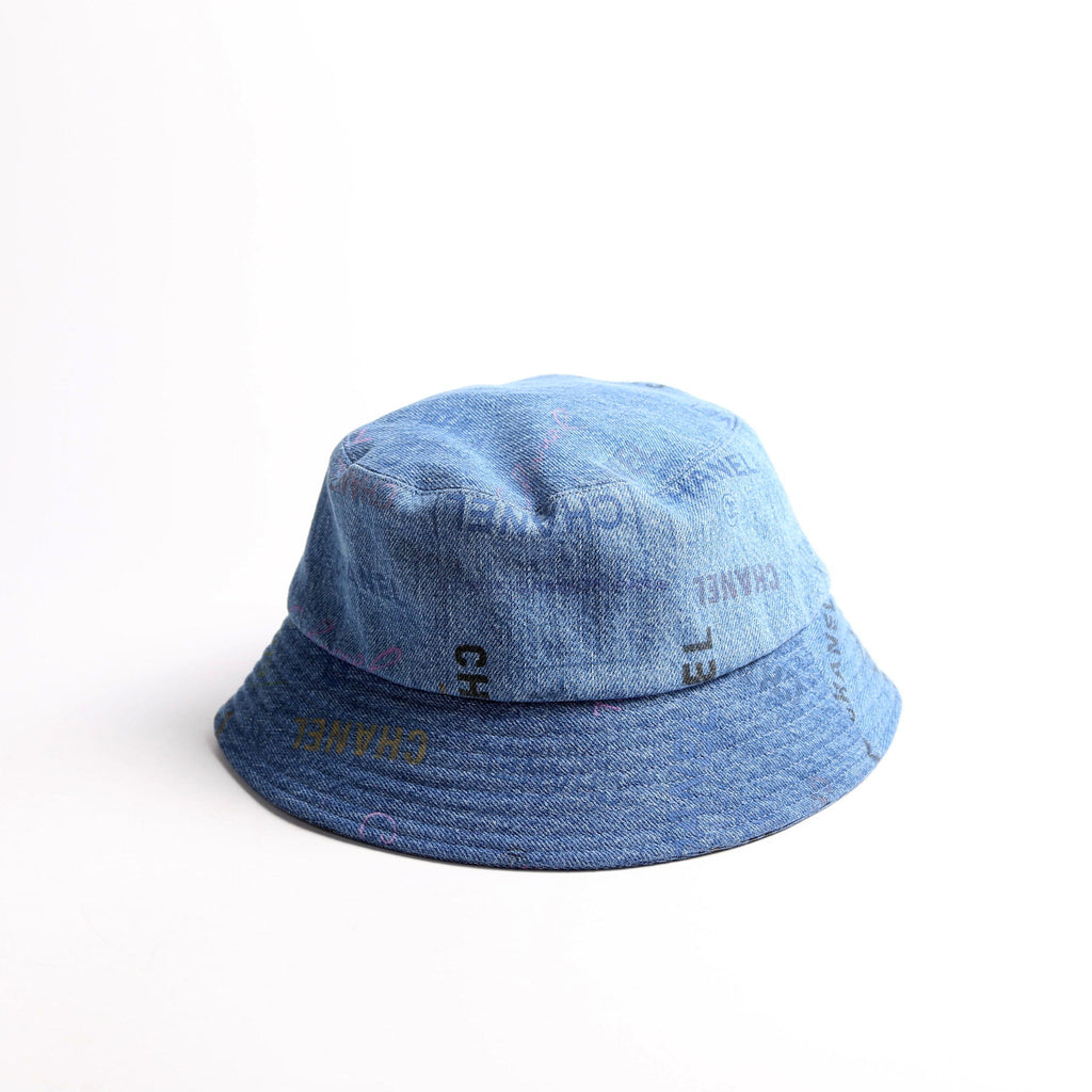 Denim Mood Logo Printed Bucket Hat Size L