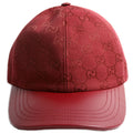 833272 GG Baseball Cap Size Medium Maroon