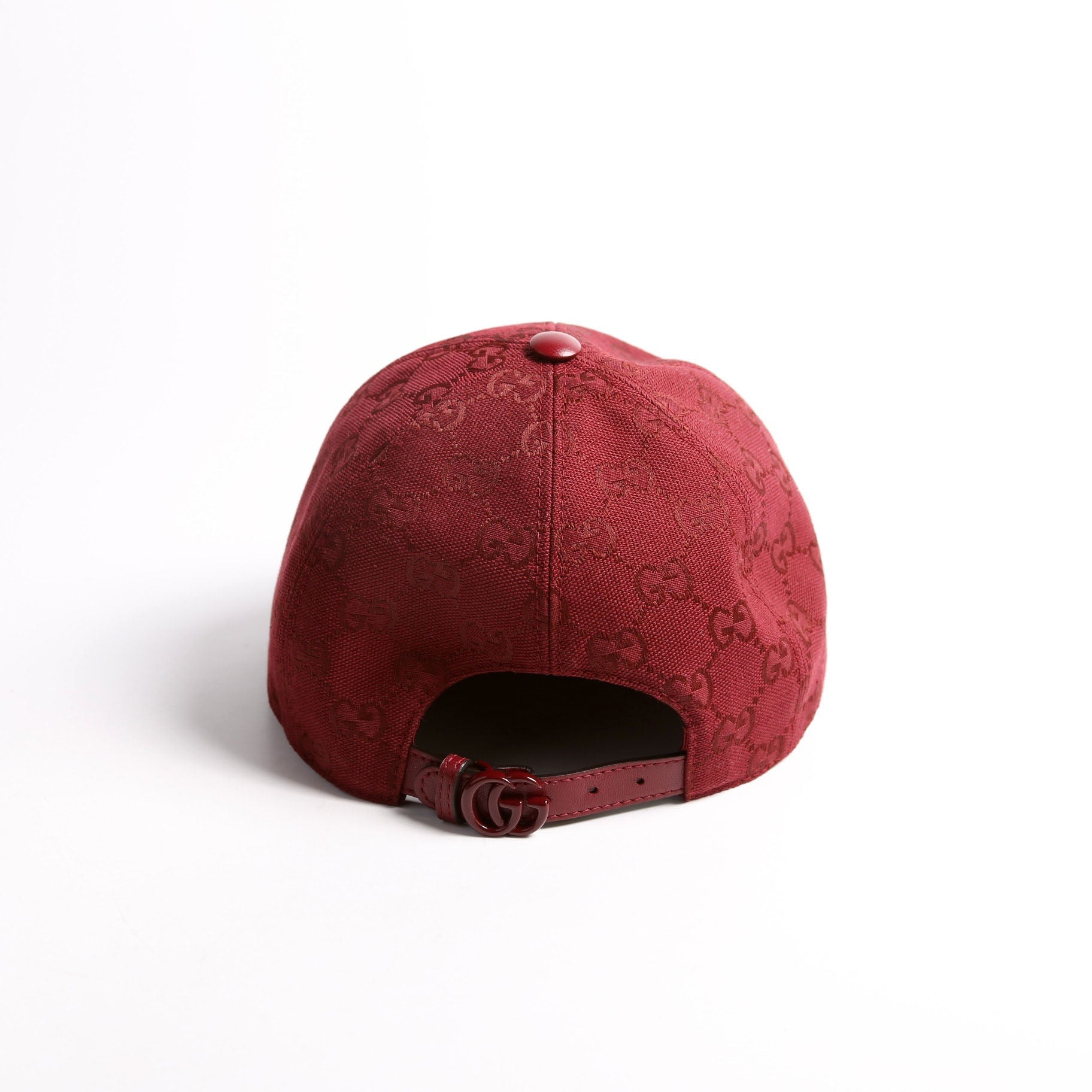 833272 GG Baseball Cap Size Medium Maroon