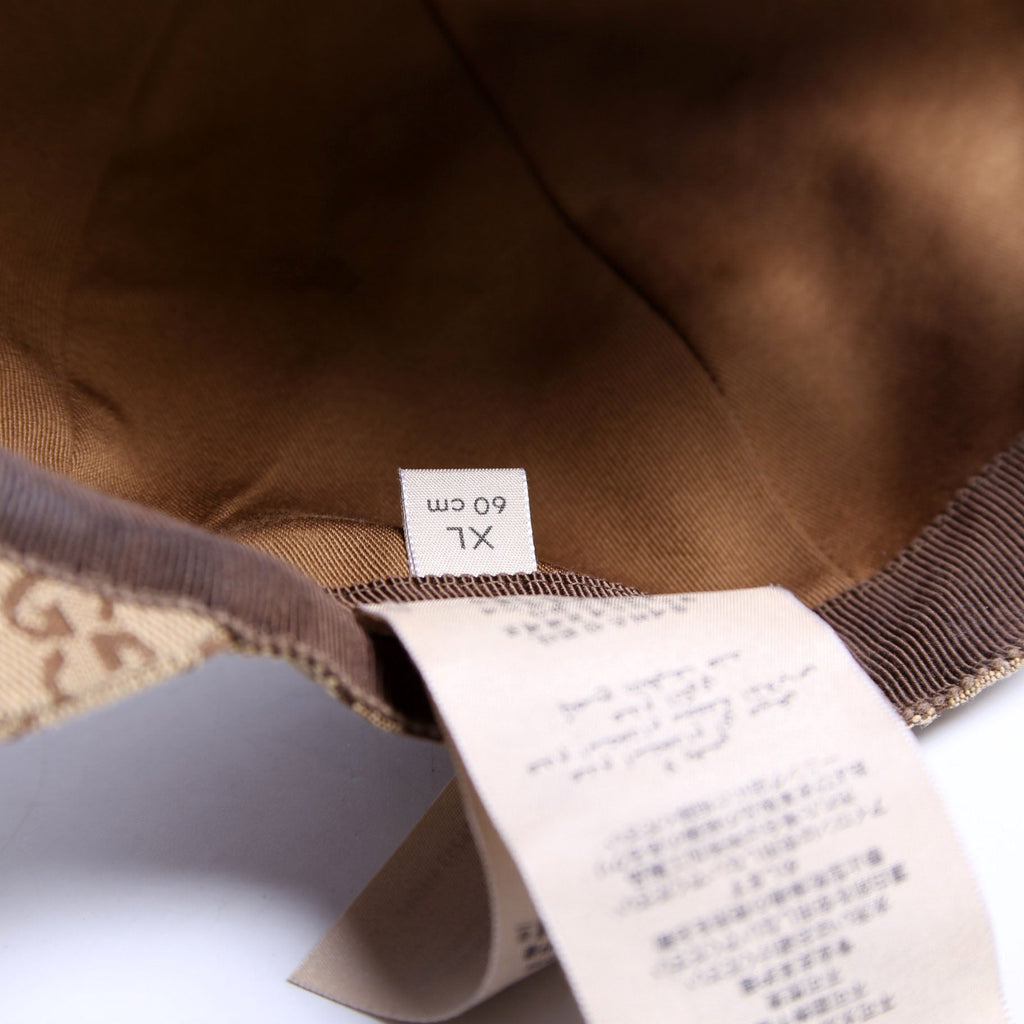 576253 GG Canvas Baseball Cap Size XL