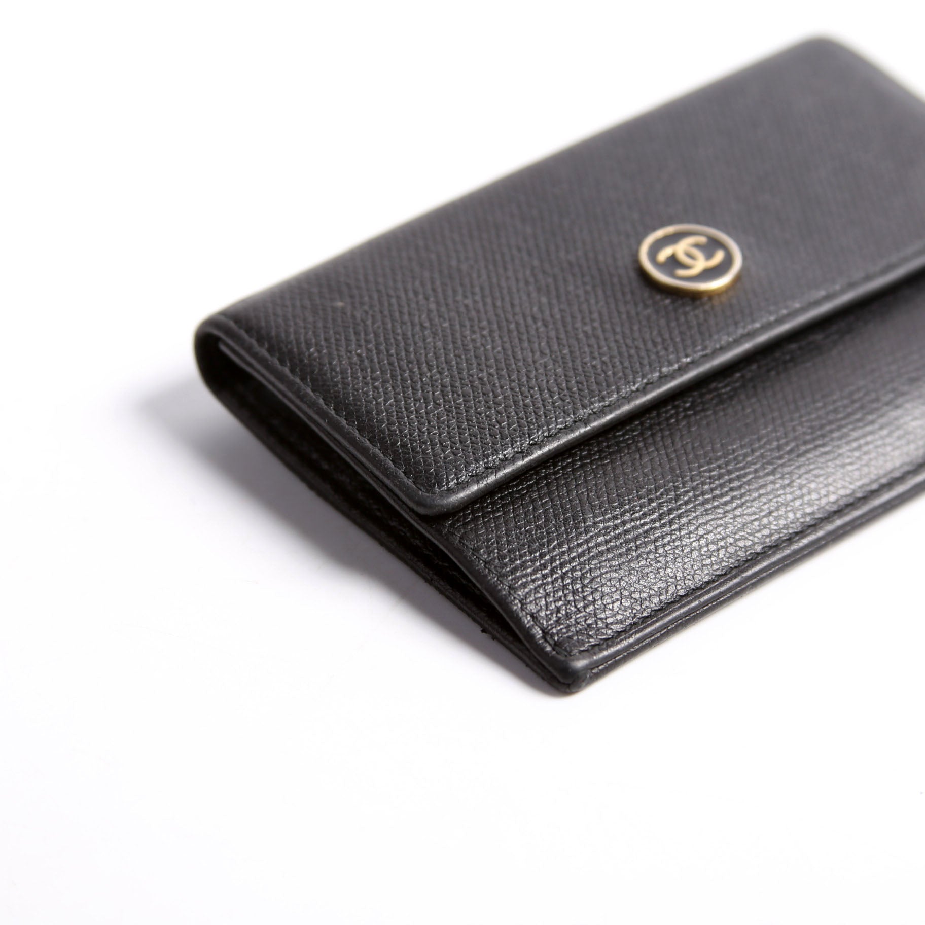 Coco Mark Coin Card Key Case Black
