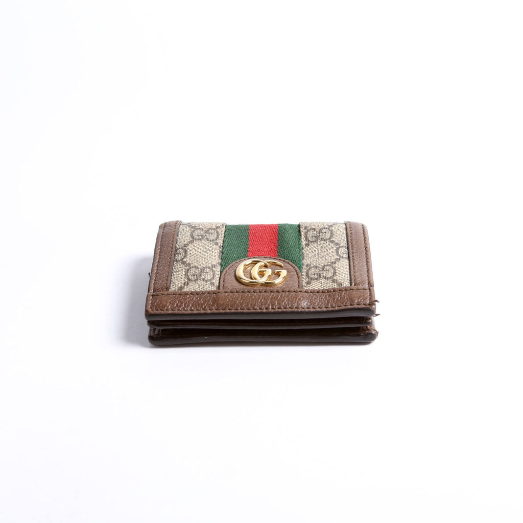 Gucci 523155 Ophidia GG Card Case Wallet