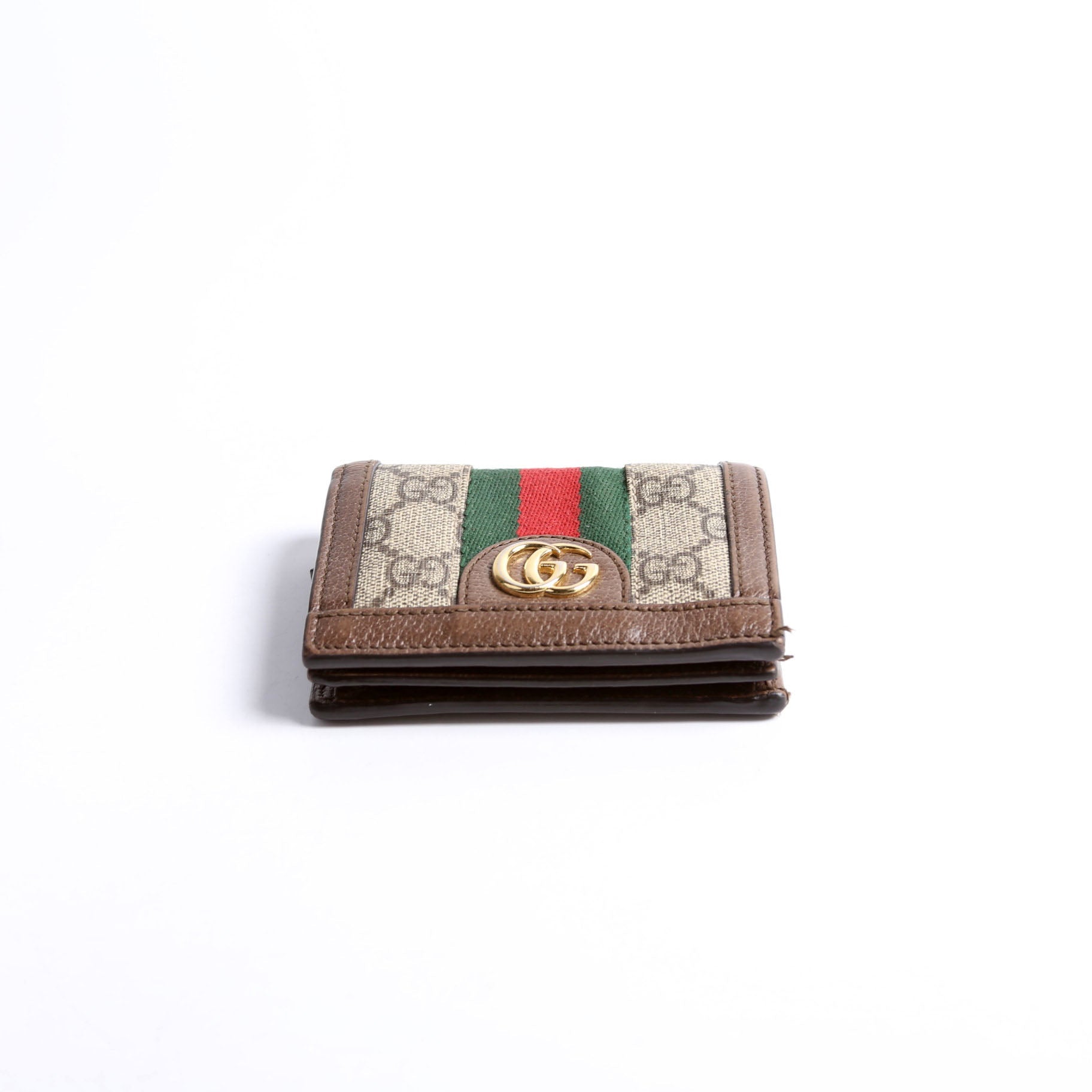 Gucci 523155 Ophidia GG Card Case Wallet