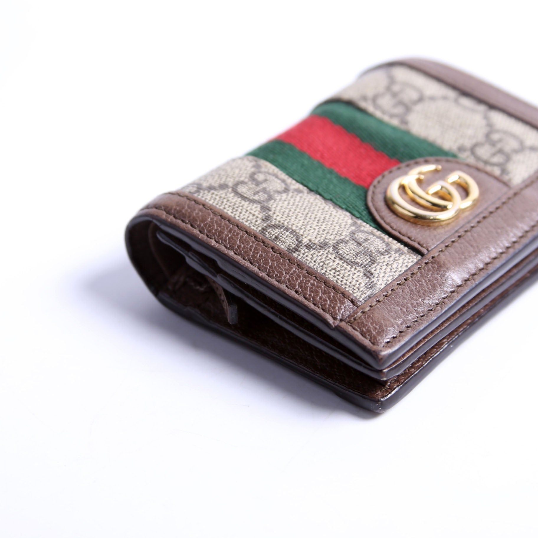 Gucci 523155 Ophidia GG Card Case Wallet