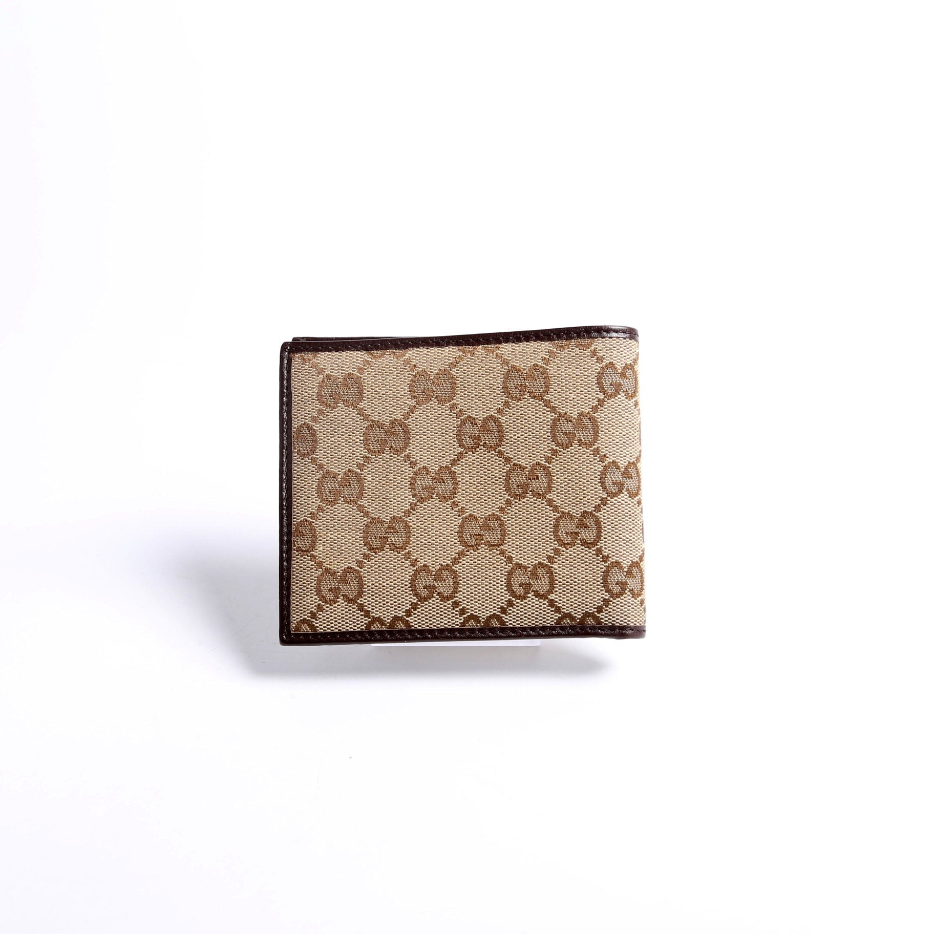 181675 GG Bi-Fold Wallet Brown