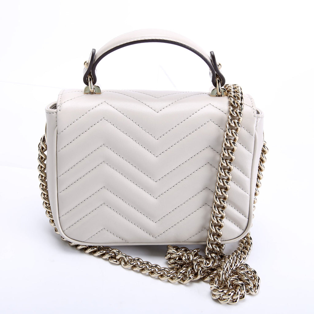 811238 Marmont Mini Top Handle Grey