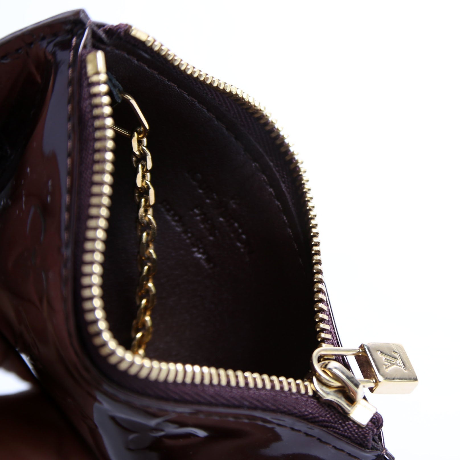 Key Pouch Vernis Old Model Burgundy