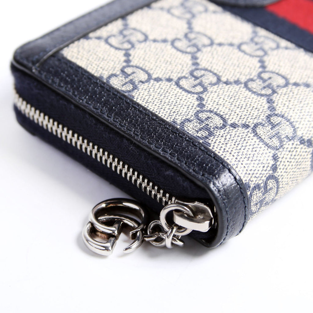 523154 GG Supreme Ophidia Zip Wallet