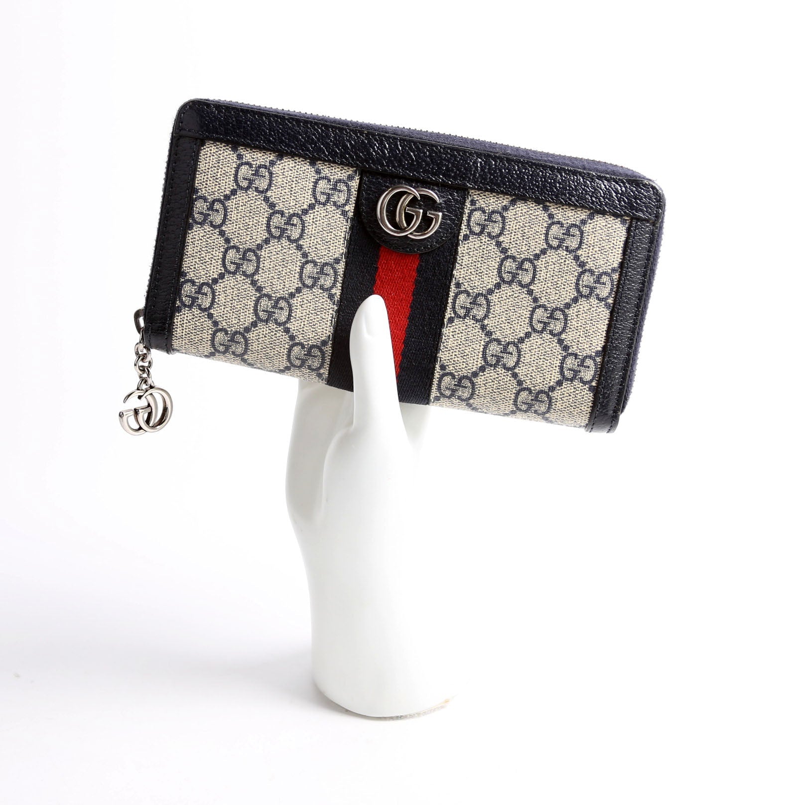 523154 GG Supreme Ophidia Zip Wallet