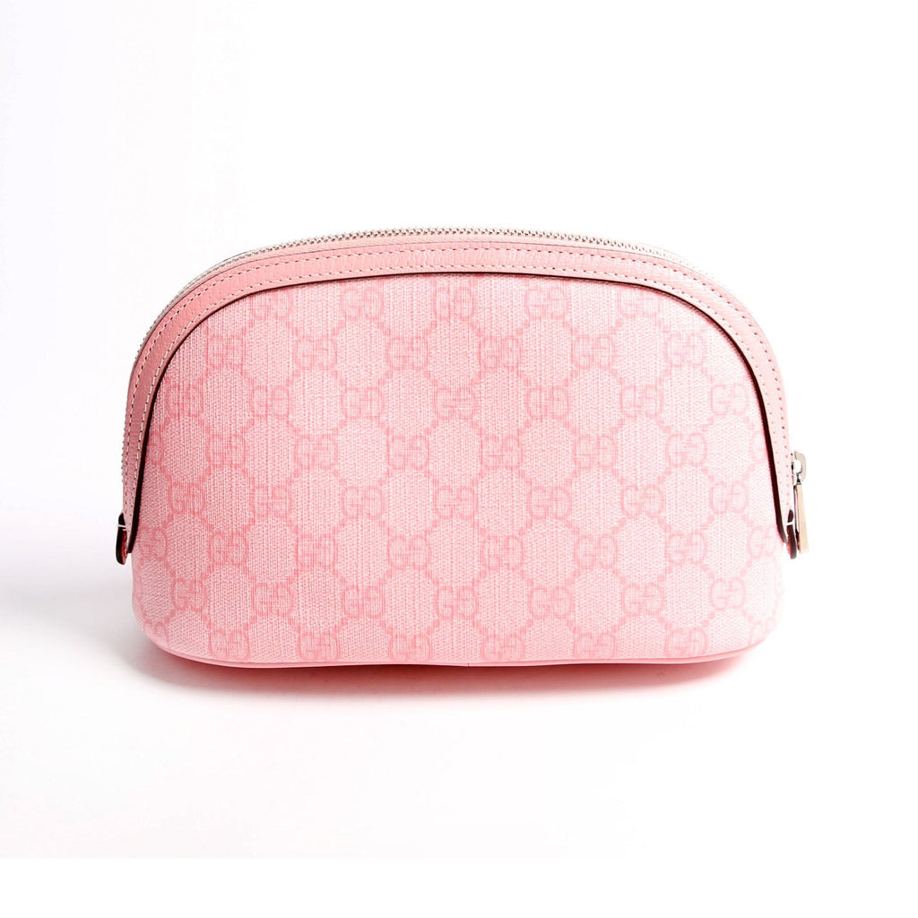 625551 GG Supreme Large Cosmetic Case Pink