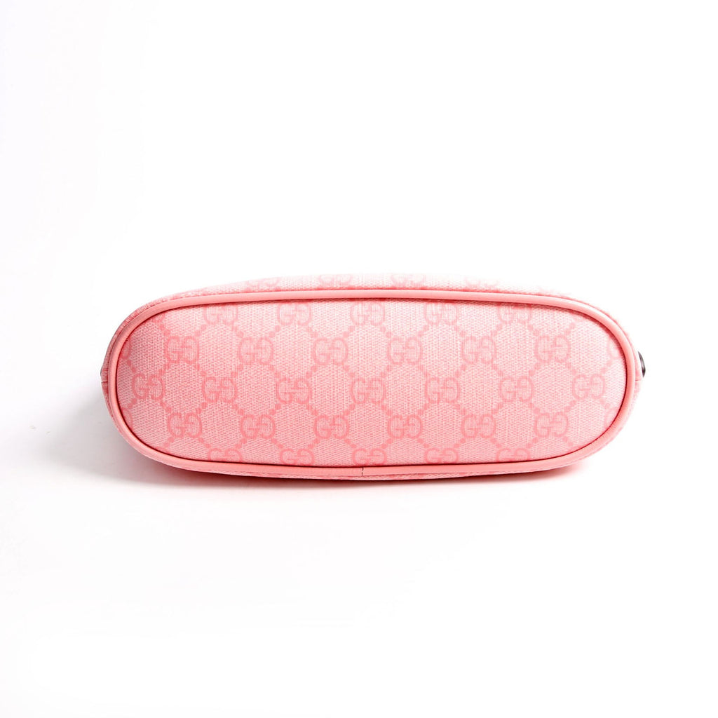 625551 GG Supreme Large Cosmetic Case Pink