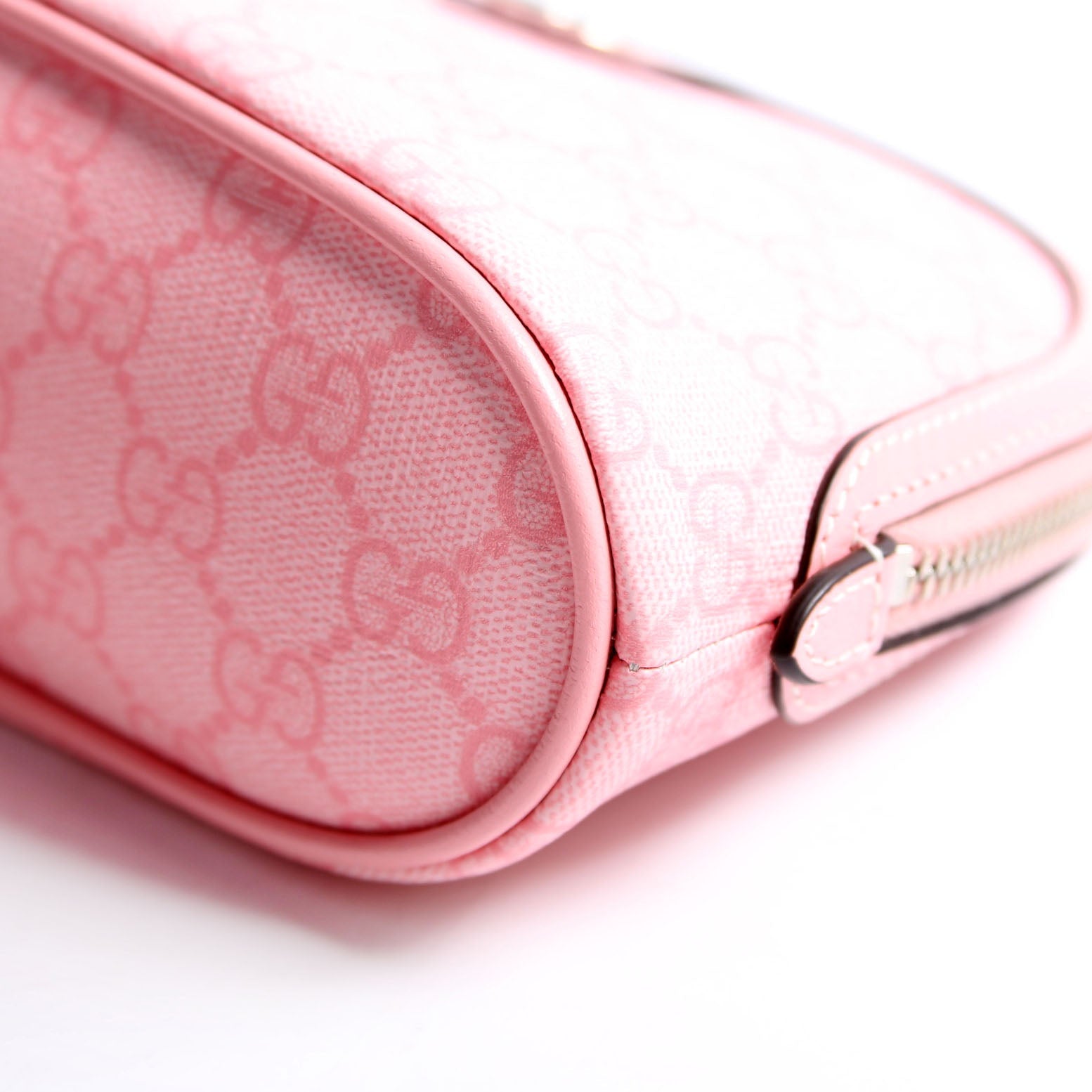 625551 GG Supreme Large Cosmetic Case Pink