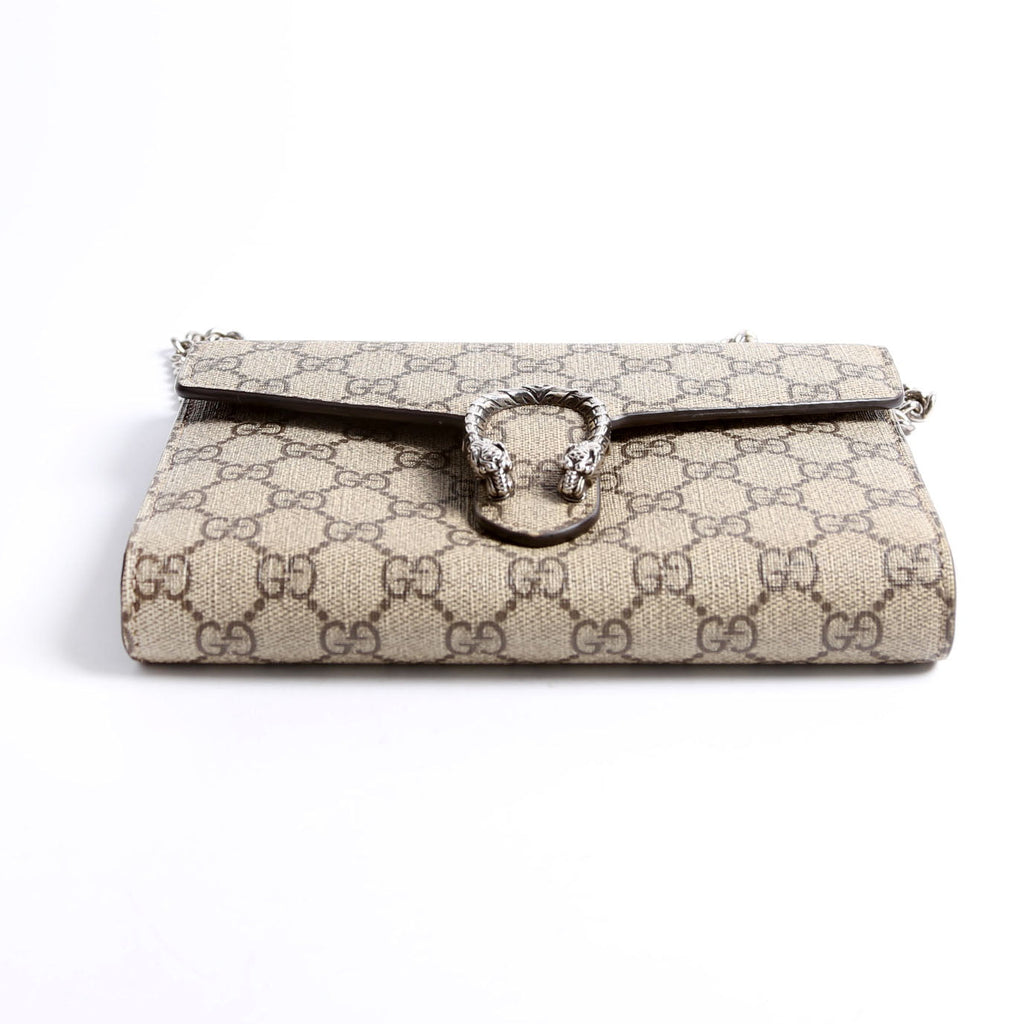 Gucci 401231 Dionysus Mini Wallet Beige