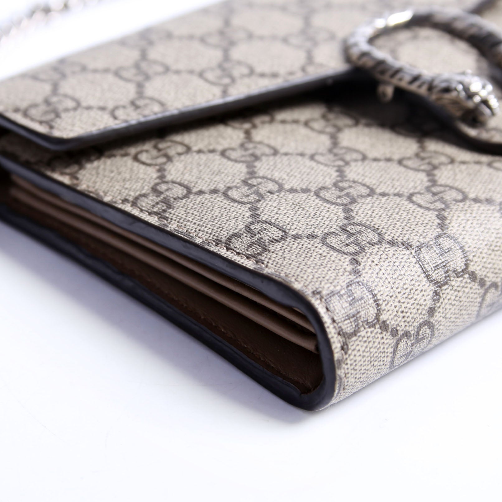 Gucci 401231 Dionysus Mini Wallet Beige