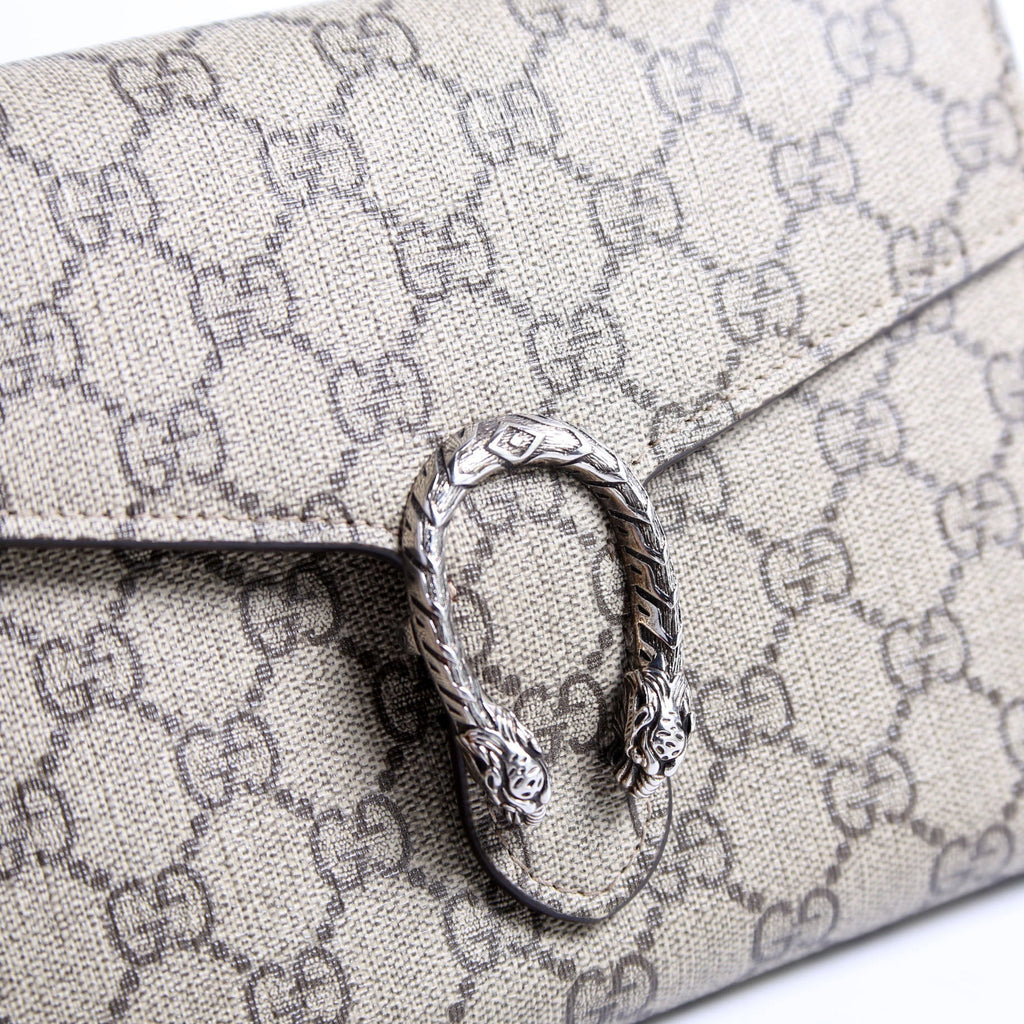 Gucci 401231 Dionysus Mini Wallet Beige