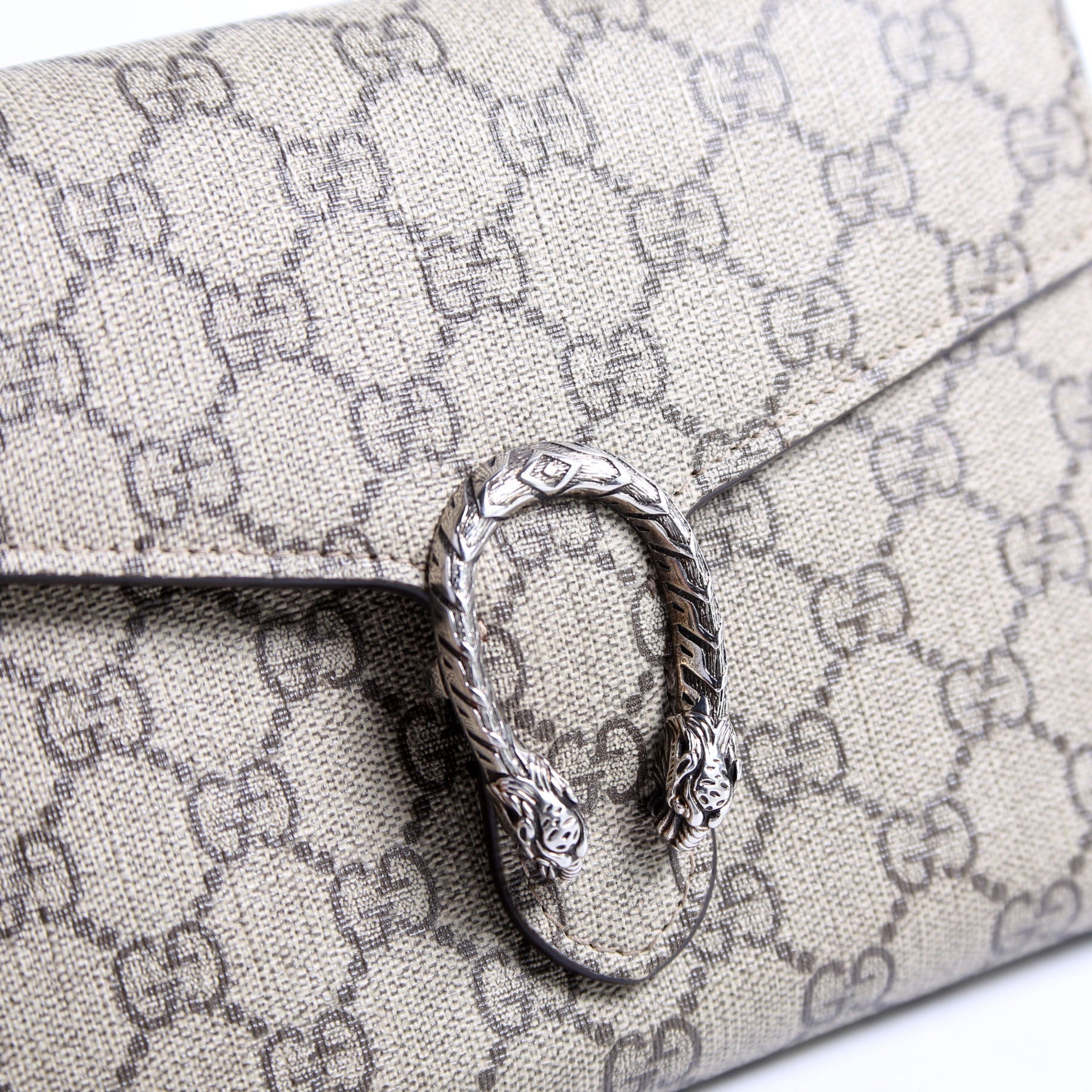 Gucci 401231 Dionysus Mini Wallet Beige