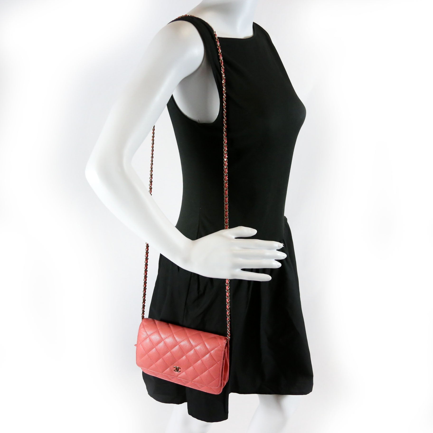 WOC Classic Quilted Caviar Pink