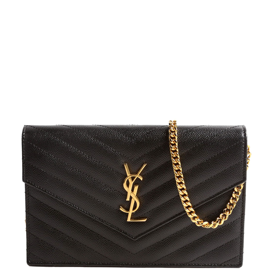 Envelope Chain Wallet 393953 Black