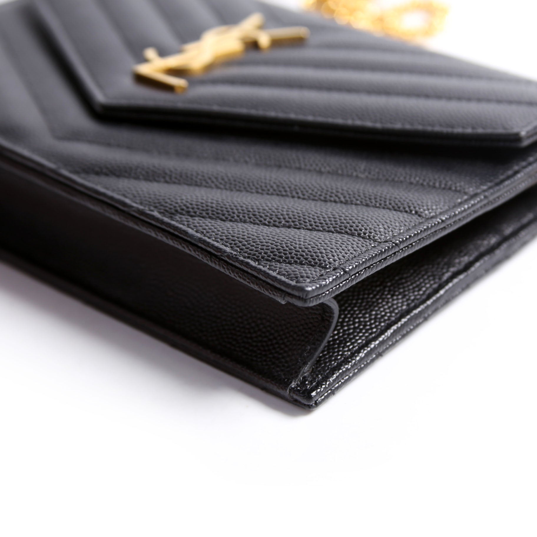 Envelope Chain Wallet 393953 Black
