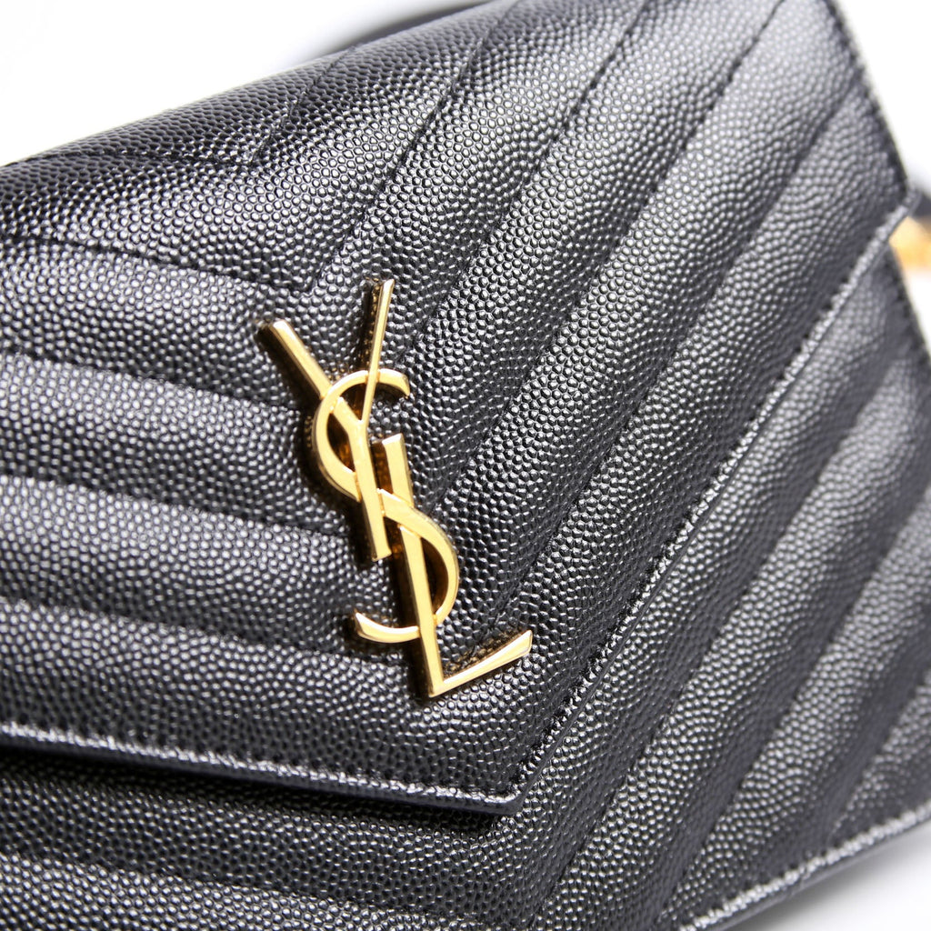 Envelope Chain Wallet 393953 Black
