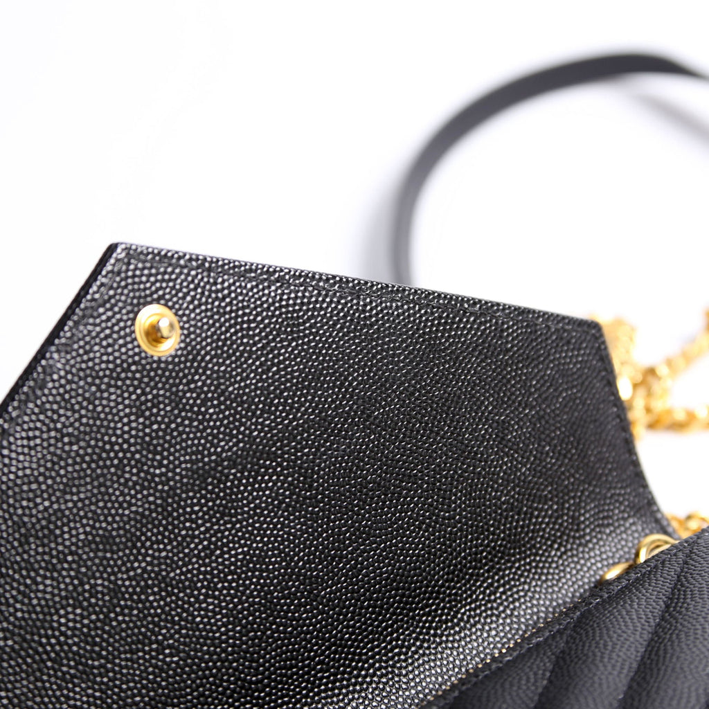 Envelope Chain Wallet 393953 Black