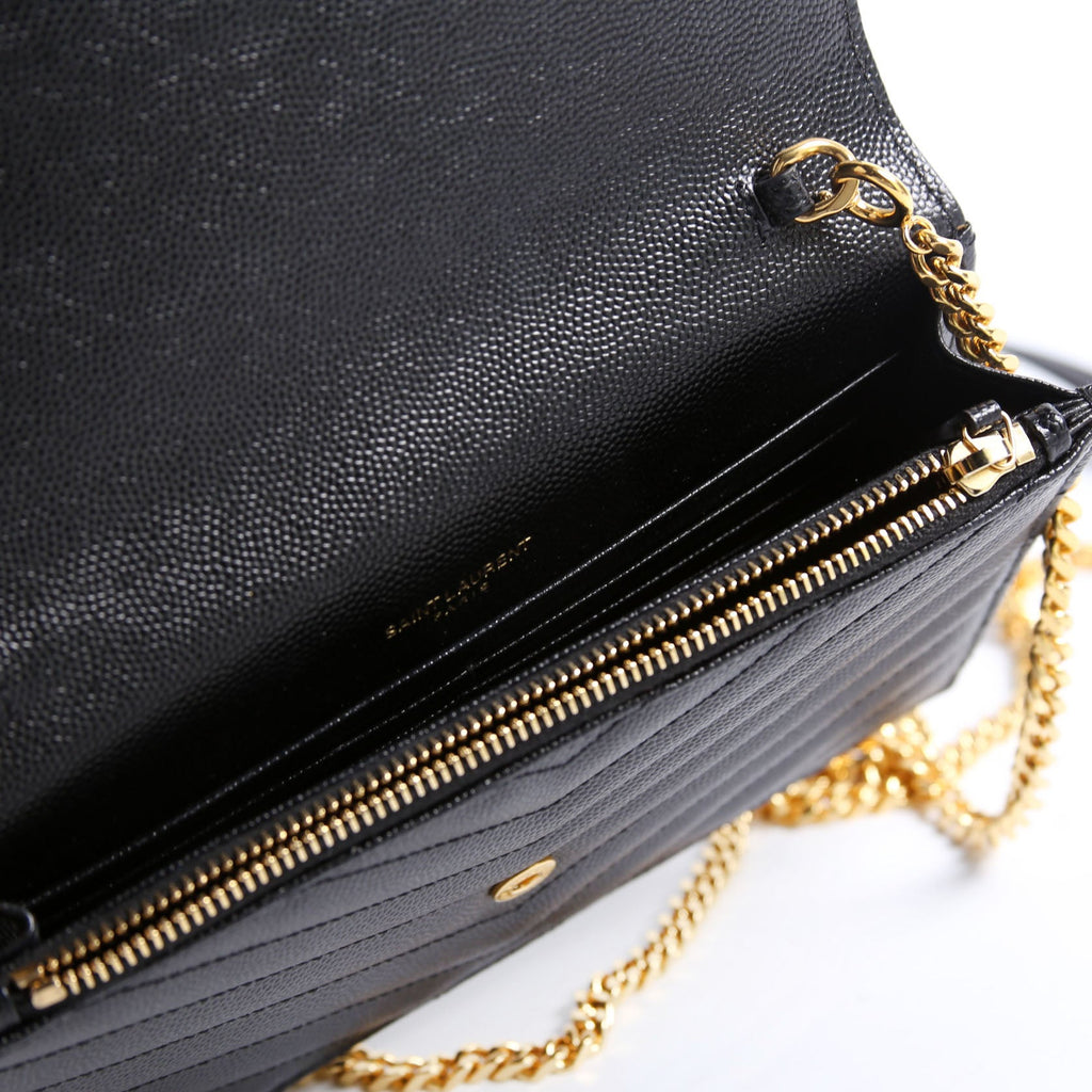 Envelope Chain Wallet 393953 Black