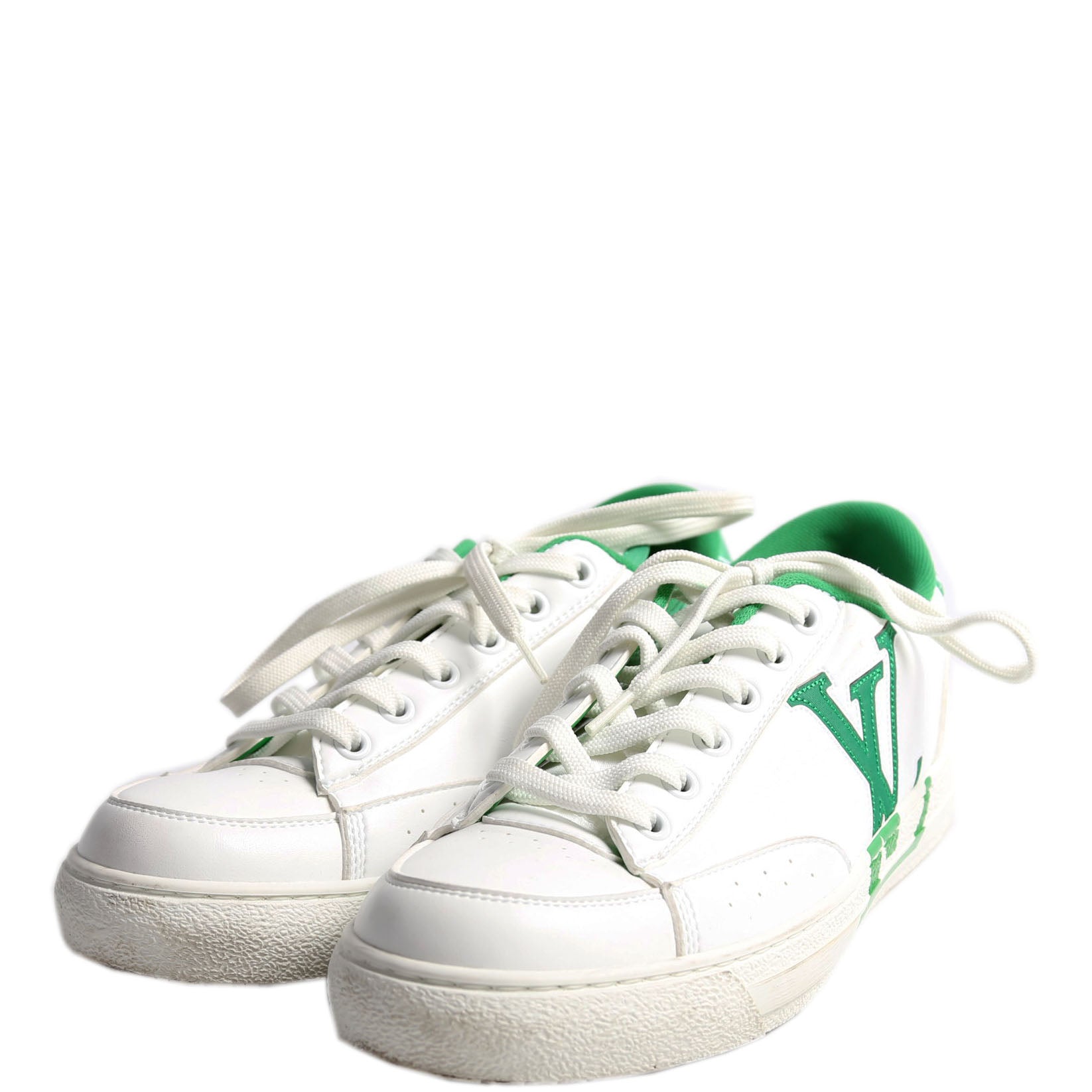 Charlie Leather Sneakers Size 36.5 White