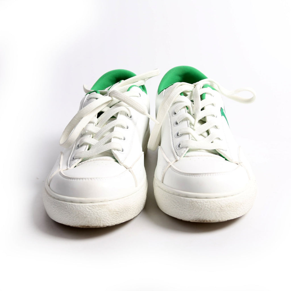 Charlie Leather Sneakers Size 36.5 White