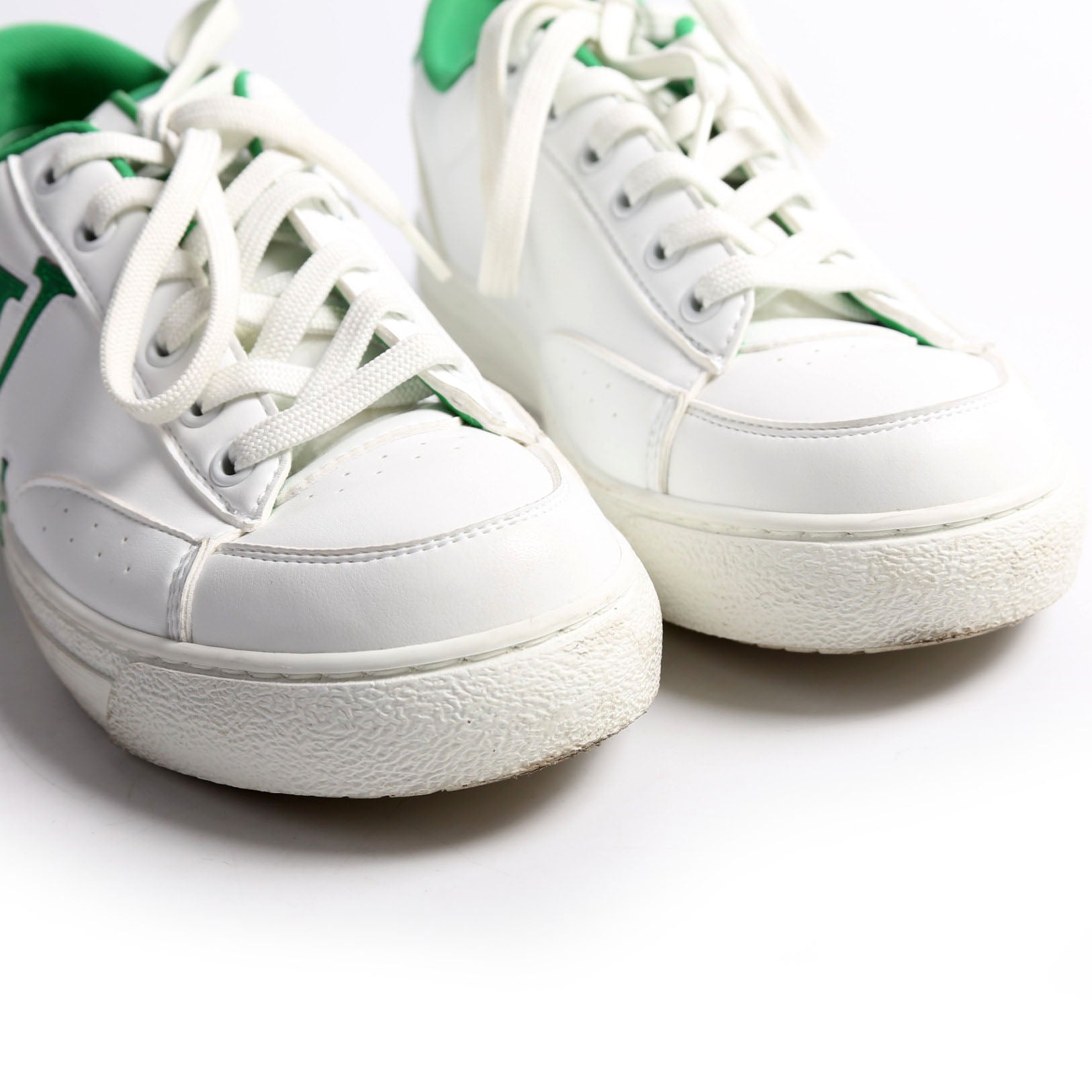 Charlie Leather Sneakers Size 36.5 White