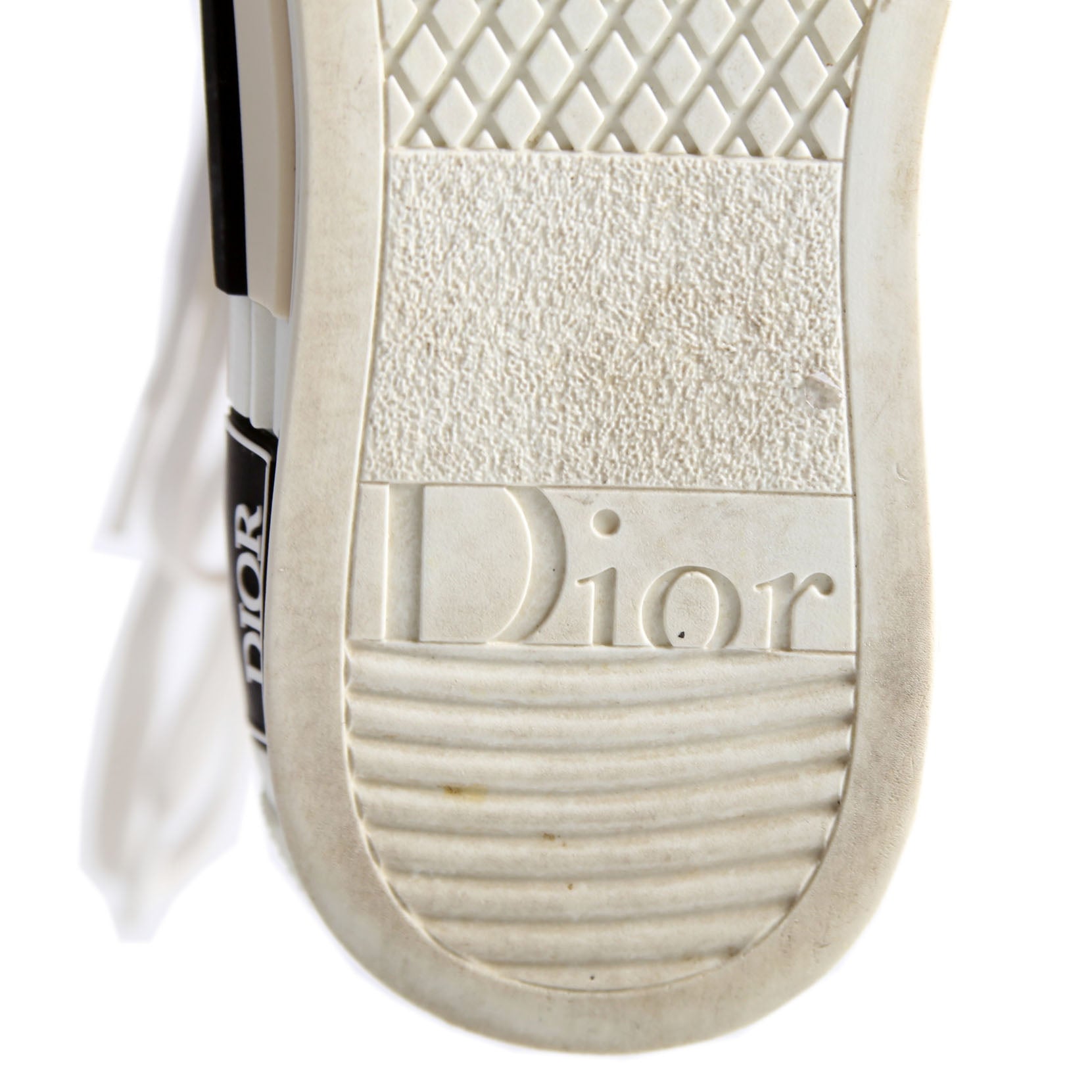 Dior B23 Flowers Hightop Sneakers Size 38 White/Floral