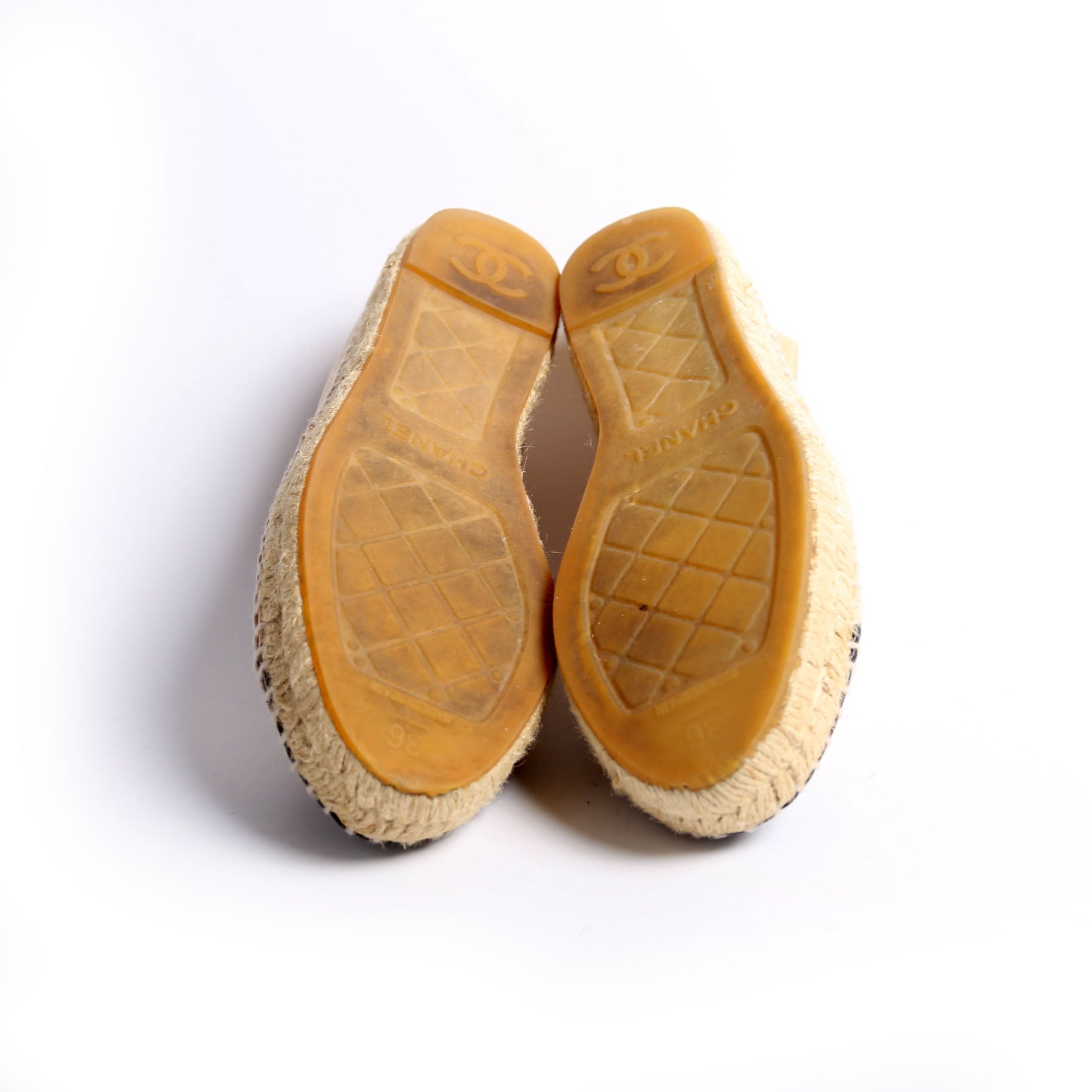 CC Espadrilles Size 36 Tan