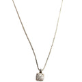 Chatelaine Cushion Pendant Necklace 925/Diamonds