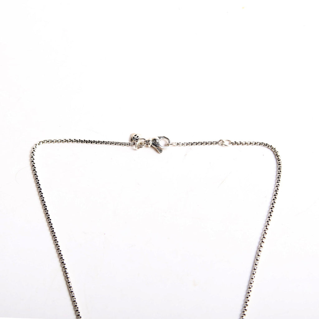 Chatelaine Cushion Pendant Necklace 925/Diamonds