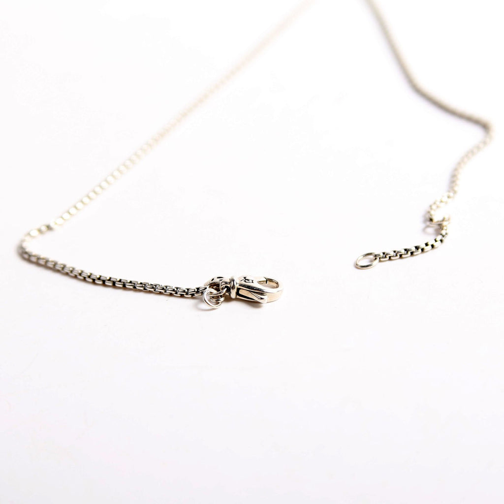 Chatelaine Cushion Pendant Necklace 925/Diamonds