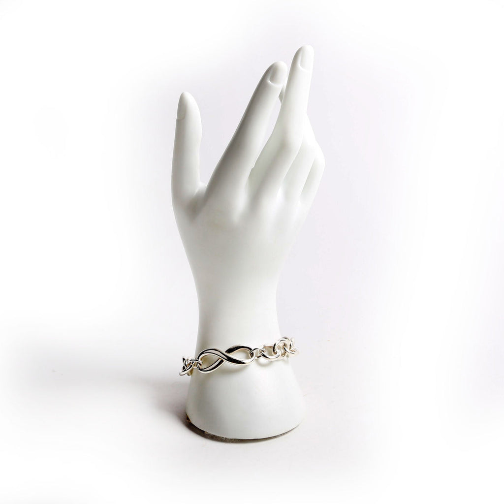 Infinity Link Chain Bracelet 925