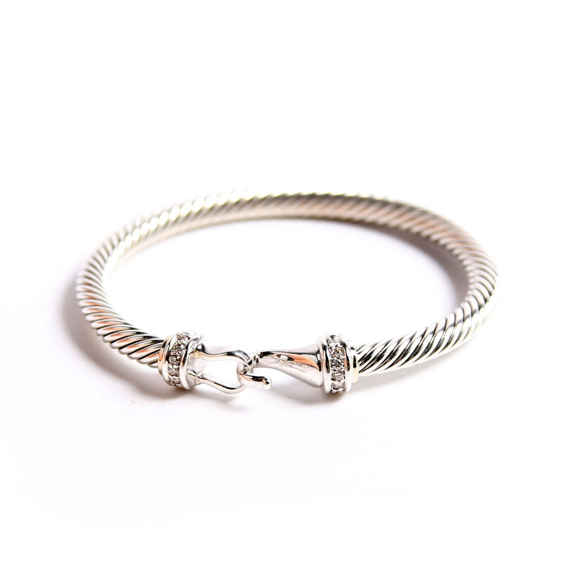 Classic Cable 6MM Buckle 925/Pave