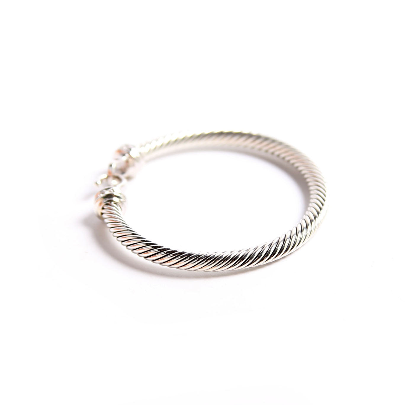 Classic Cable 6MM Buckle 925/Pave