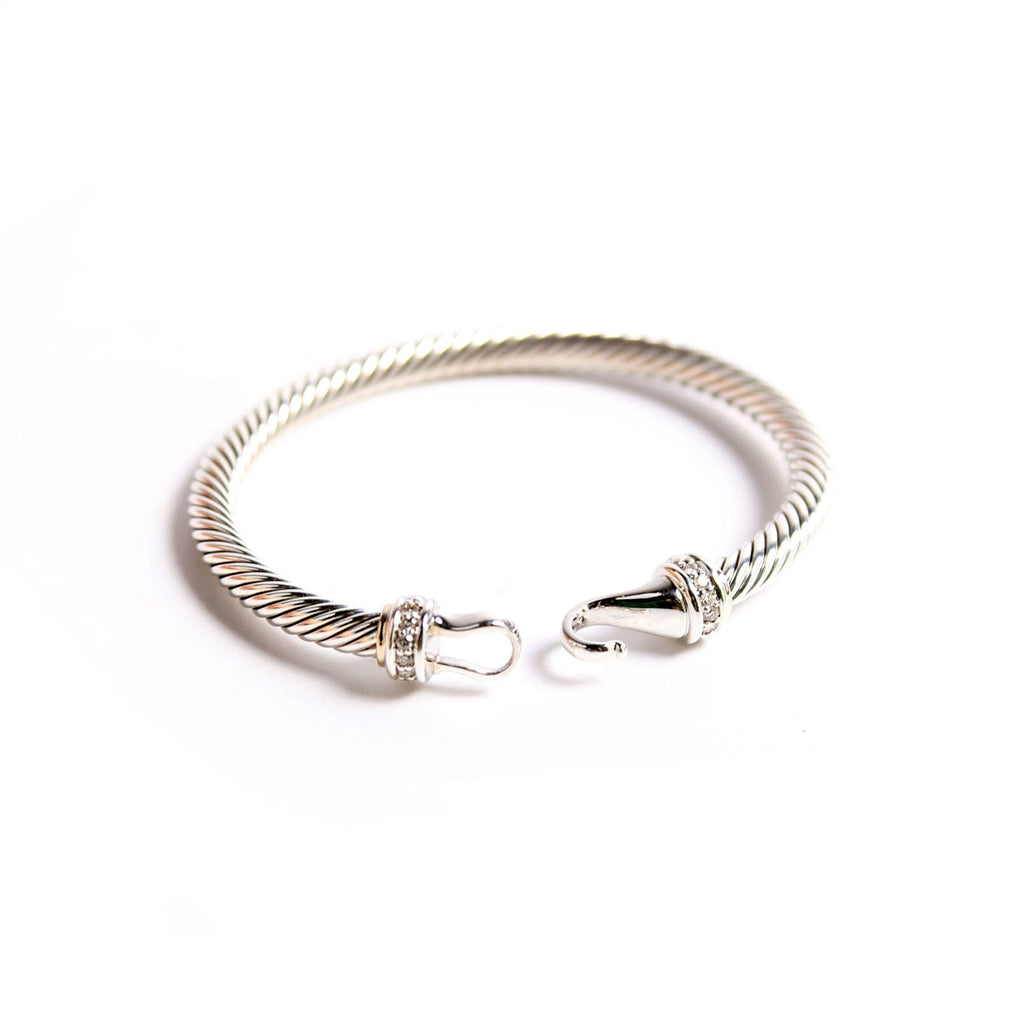 Classic Cable 6MM Buckle 925/Pave