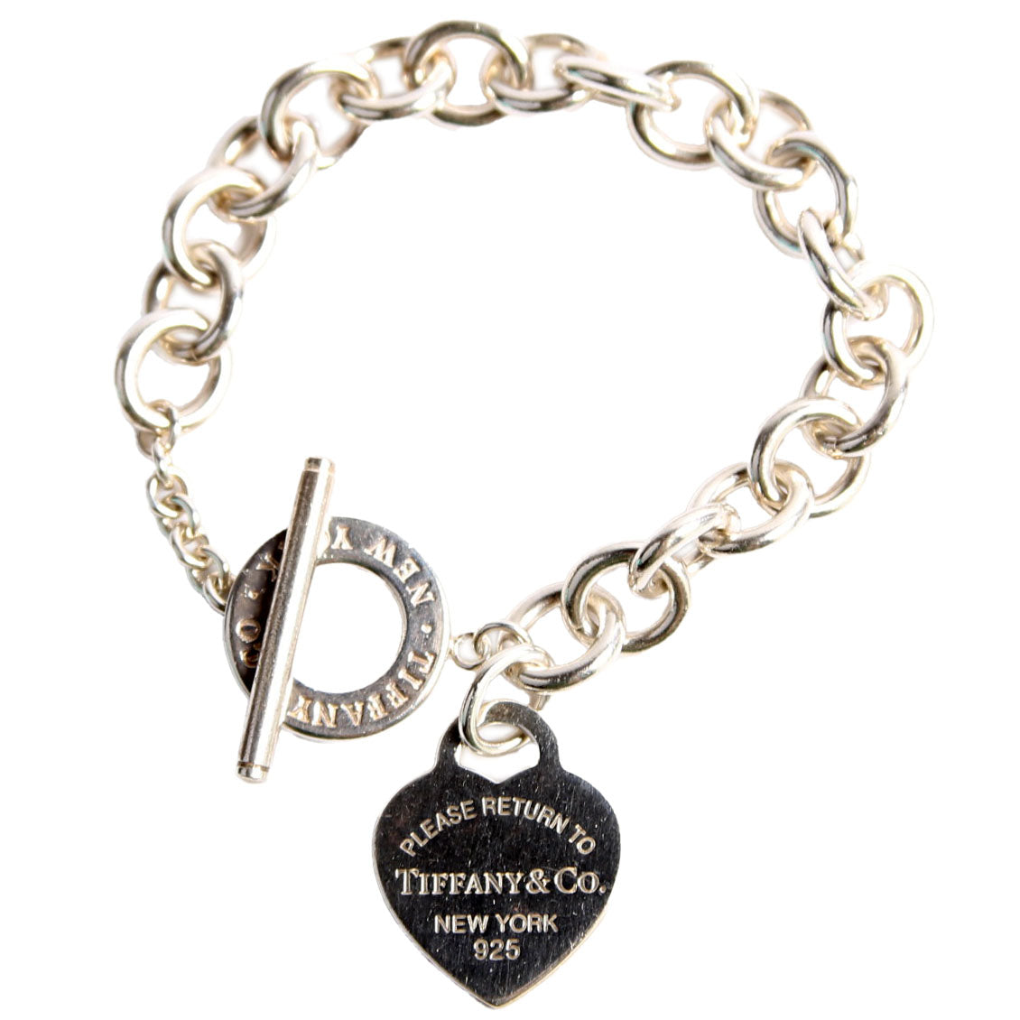 Toggle Heart Please Return To Bracelet 925