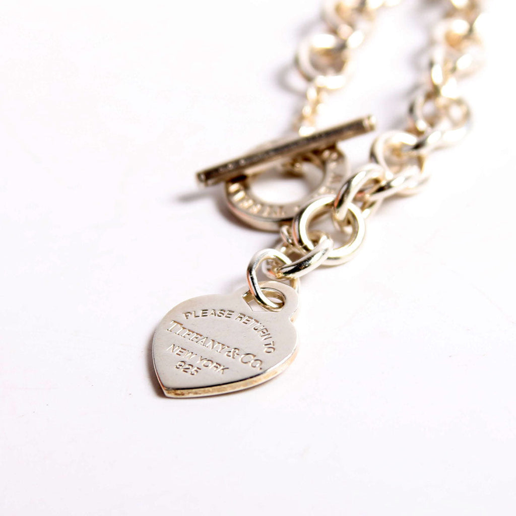 Toggle Heart Please Return To Bracelet 925