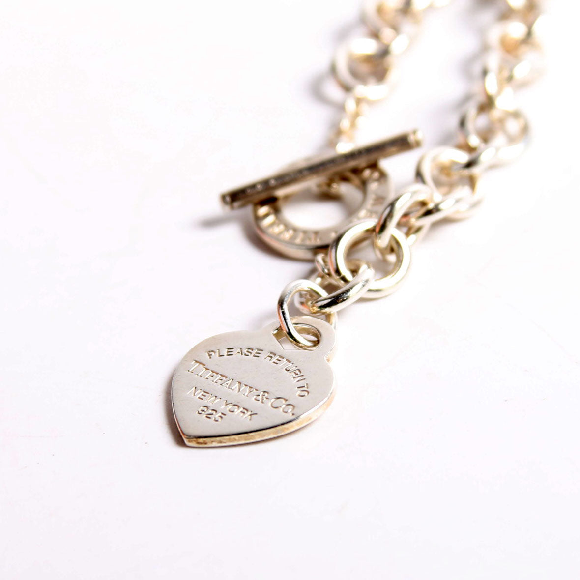 Toggle Heart Please Return To Bracelet 925