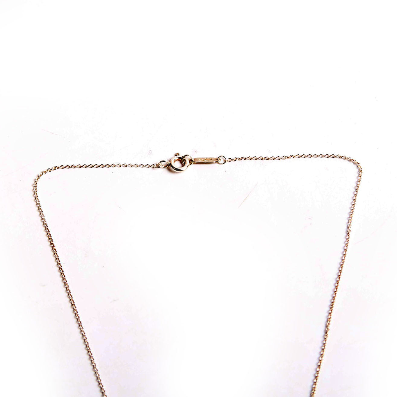 Please Return Heart/Key Necklace 925