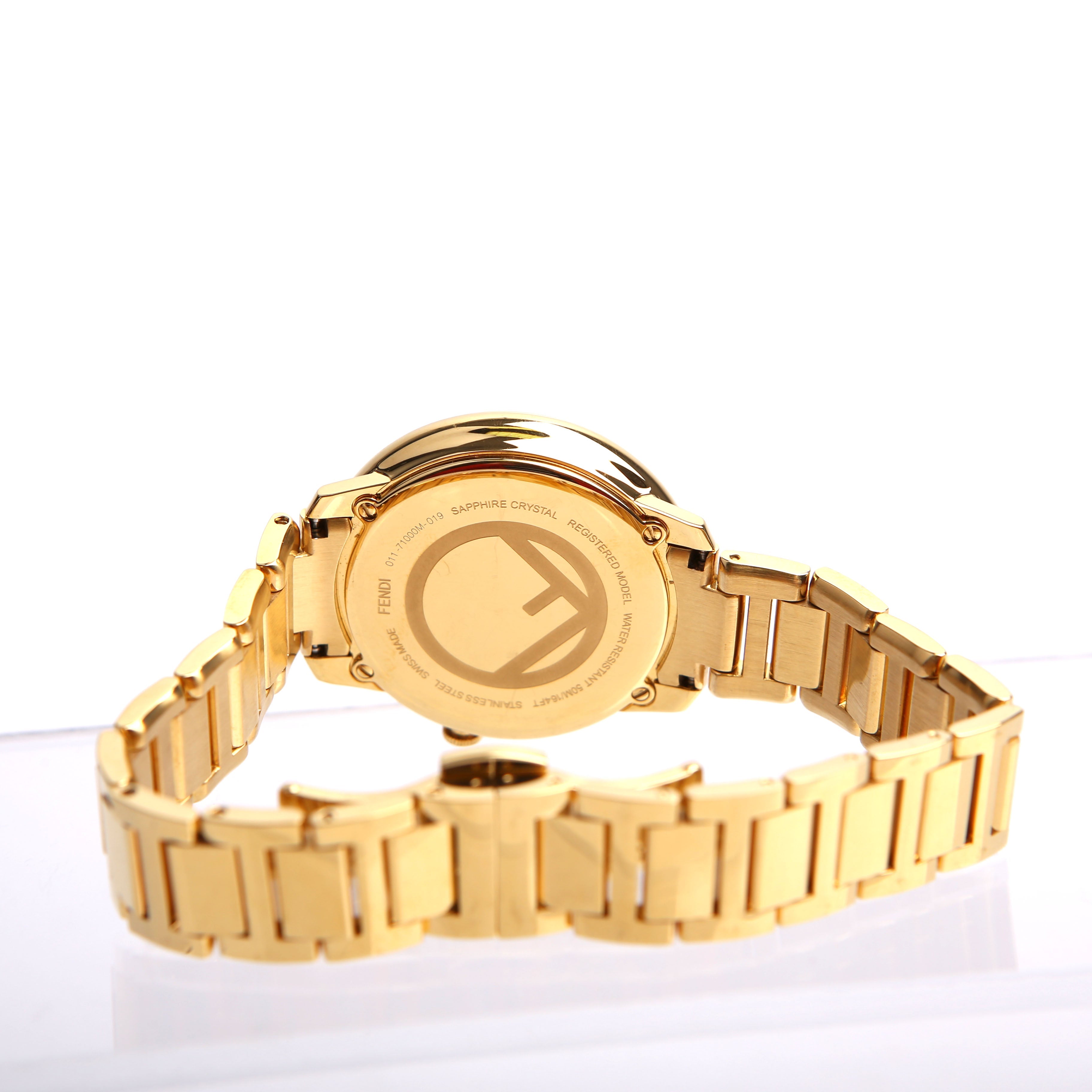 F is Fendi 28MM Stainless Steel/Sapphire Watch