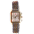 Deco Watch Mid Two-Tone 18K Plated with .08 CW Diamonds